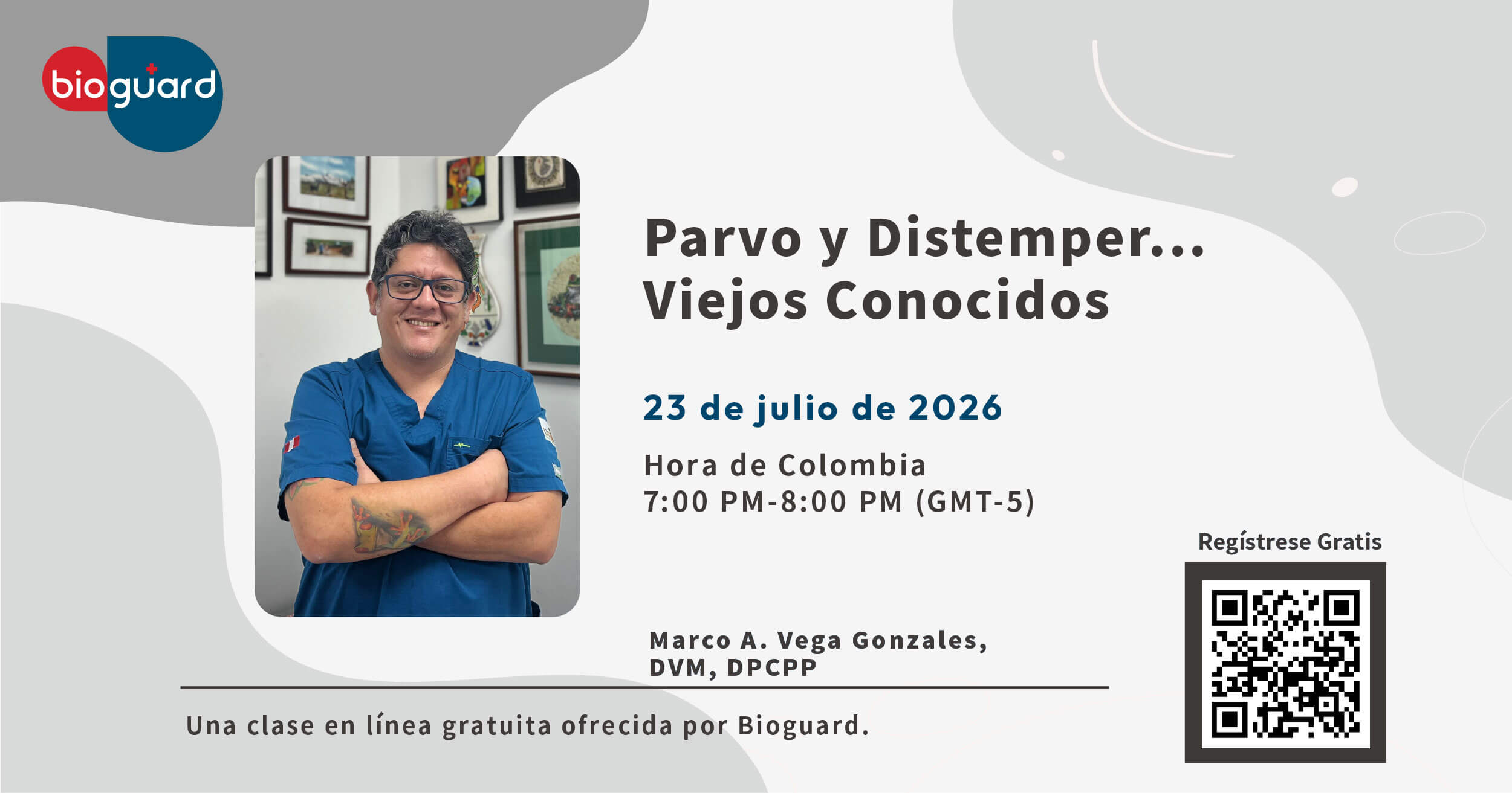 Distempervirus y parvovirus en canino viejos conocidos