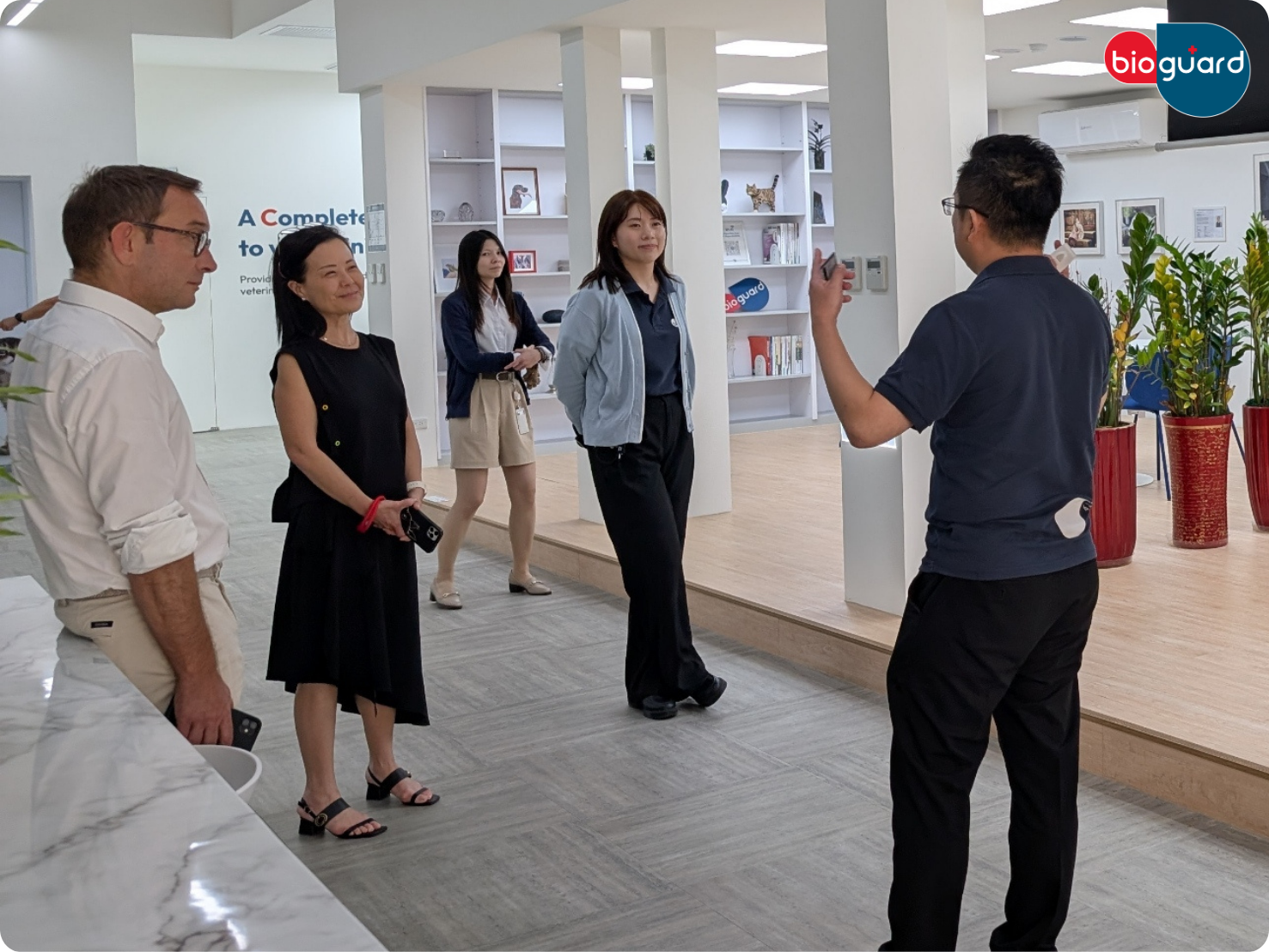 Nu.Q® team visits Bioguard Reference Laboratory